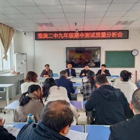 淮滨二中九年级期中测试质量分析会