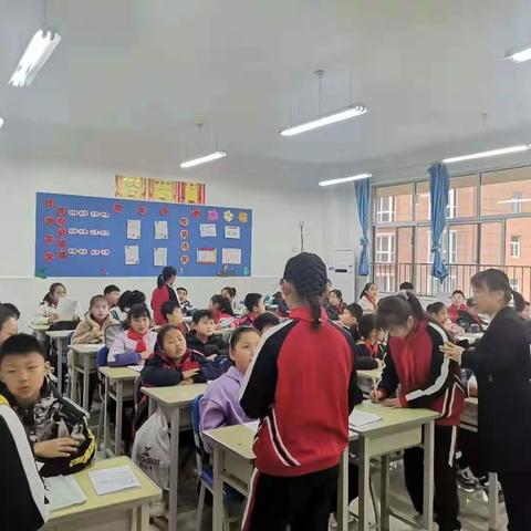 大荔县洛滨小学综合素质“九个一百”落实检测