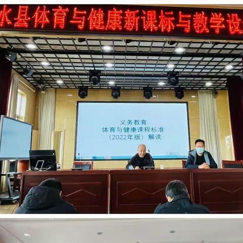 学习体育新课标，树立健康新理念—2022年沂水县体育与健康新课标与教学设计培训会