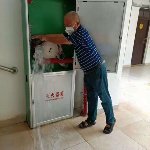 东山镇敬老院安全排查