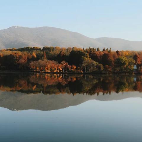 中国南京中山陵前湖风景区