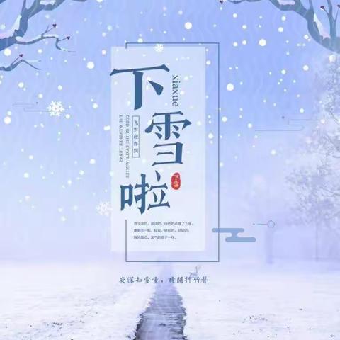 双庙中心校关于因雪停课通知暨家长一封信