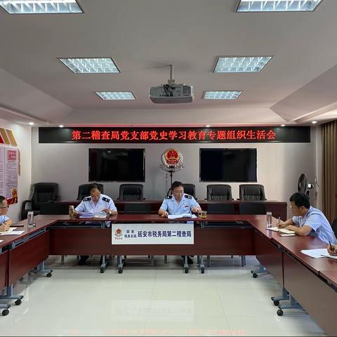 第二稽查局召开党史学习教育专题组织生活会
