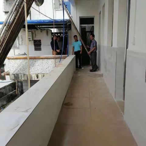 阳光和煦-胡副县长莅临我院进行指导标准化建设