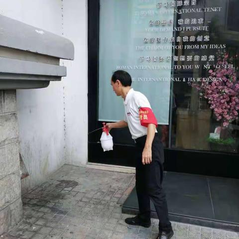 海口市委政法委到蓝天街道开展社会文明大行动志愿服务巡查工作