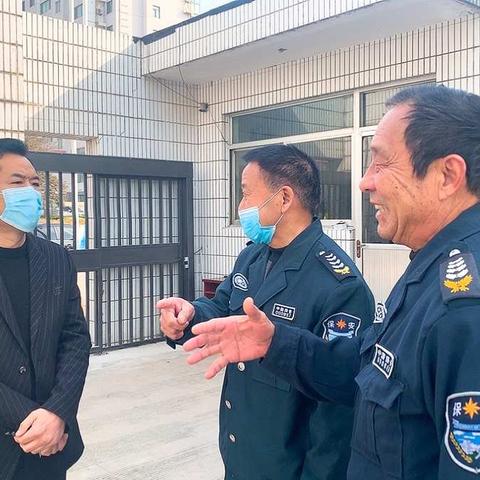 惠和嘉宁物业公司领导带队开展节前安全带班、疫情防控工作检查暨春节慰问活动