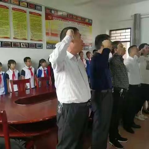 清流县灵地中心小学党支部迎国庆系列专题活动