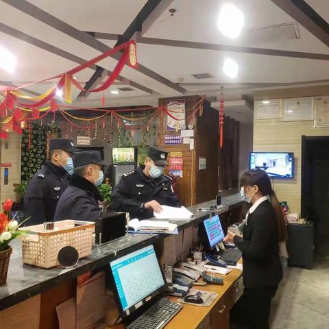 学党史·践行我为群众办实事—治安管理大队联合金旭路派出所开展治安清查工作