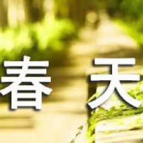 邂逅春天——小五班春日活动