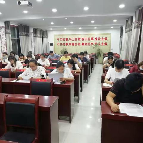 小史店一中县一模分析会胜利召开