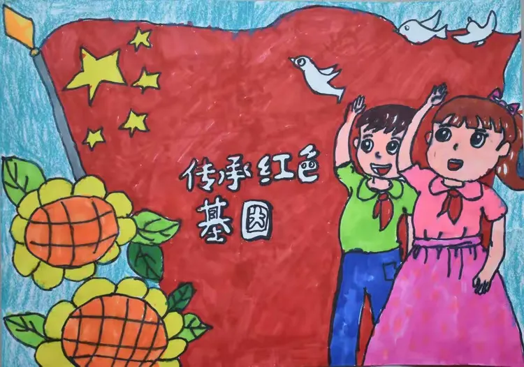 第四届"展才华·亮风采"活动之红色传奇主题画作品选登