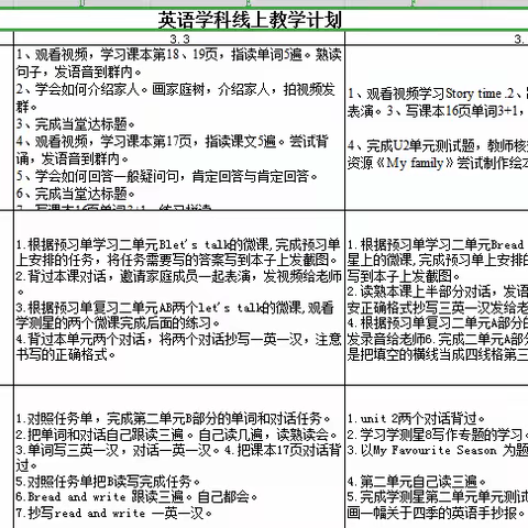 【春已至，花开可待】——湖头小学英语线上教学异彩纷呈