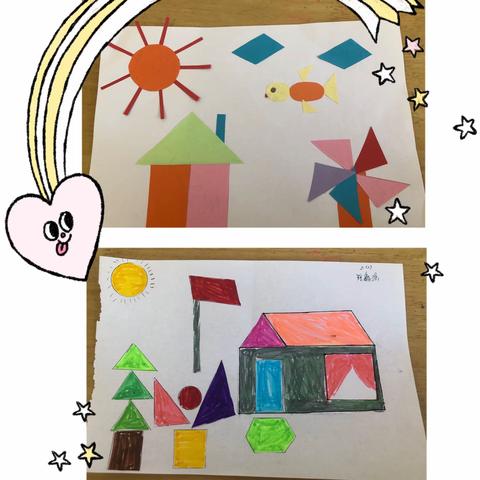 有趣的图形贴画