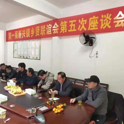 新兴镇成功召开新兴镇乡贤联谊会乡贤代表座谈会