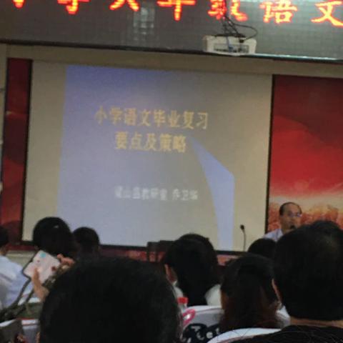 小学六年级语文毕业复习研讨会