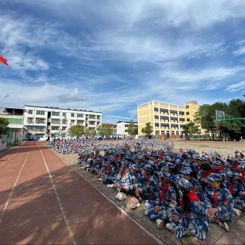 亦师亦友同训练、教官学生共甘甜——﻿赵岗小学2021秋季国防教育军事训练活动圆满落幕