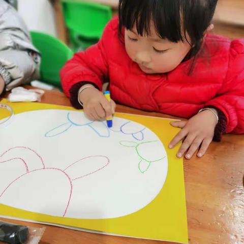 小小达芬奇美术中班第二课——《小兔子乖乖》