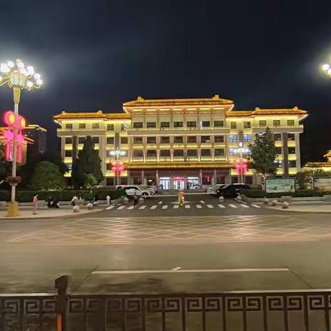 孟津城区夜色美