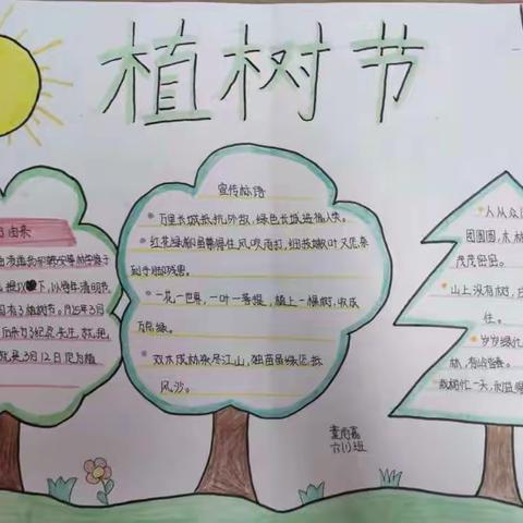 争做护绿使者，共待春暖花开——铁炉学校植树护绿主题活动