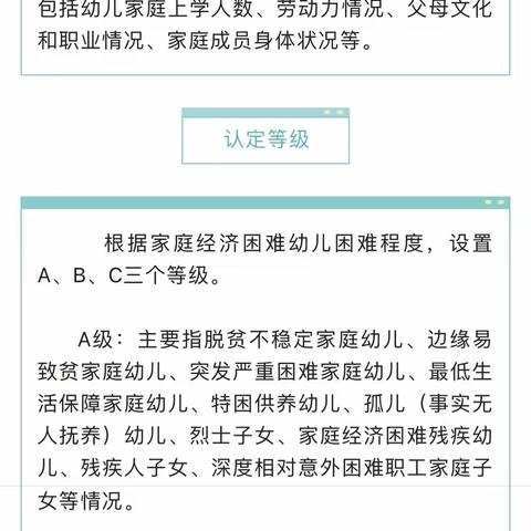 圣歆幼儿园2022年春季学期家庭经济困难资助通知