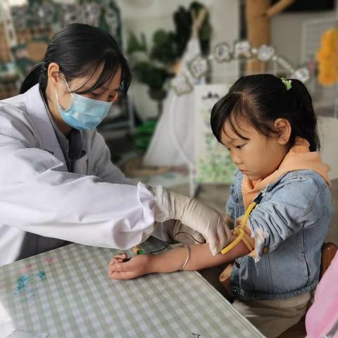 我体检我健康—茭道镇幼儿园体检日