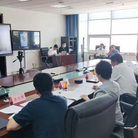 马志勇视频调度我区安置房建设工作