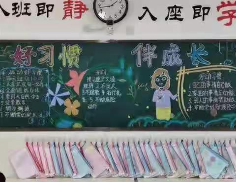 好习惯伴成长——亳州市第一小学二年级组黑板报评比活动