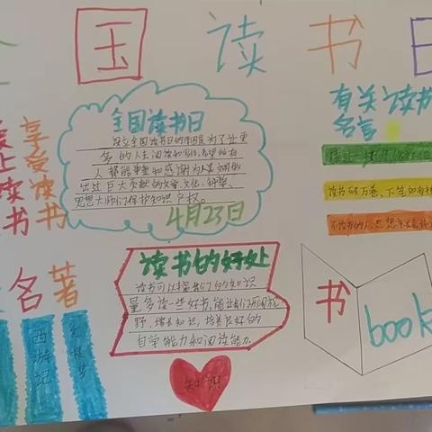 书—是我们最好的朋友！上坡小学三5班世界读书日主题活动