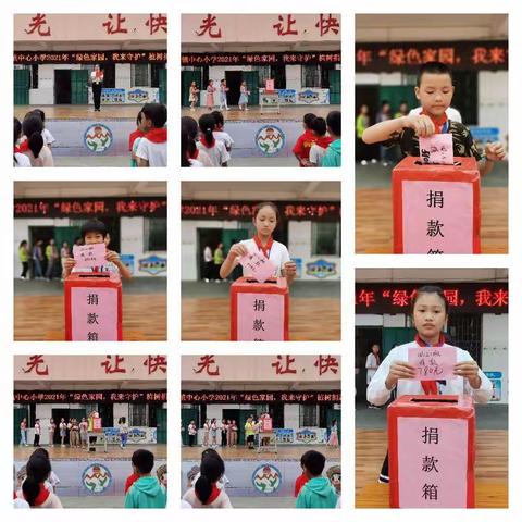 绿色家园，我在守护——东龙镇中心小学开展植树捐款活动