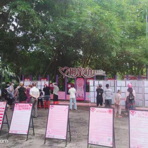 美兰区第三届新时代文明实践志愿服务“金点子”项目“美兰好家风 幸福来敲门”公益相亲角活动走进君尧广场