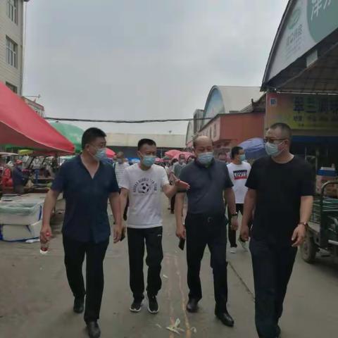 省市场监督局对市场食品安全和疫情防控工作进行检查