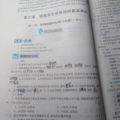 楚胜博生物作业