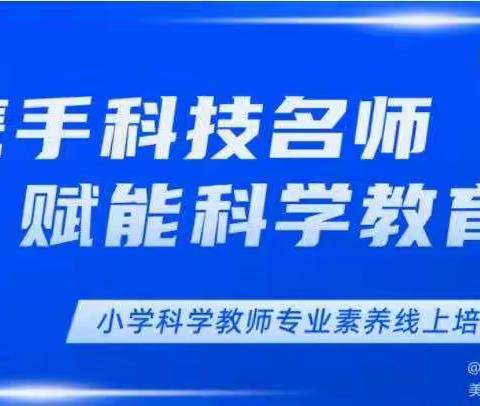 相约科技名师，赋能科学教育——莒南县第八小学科学教师专业素养线上培训