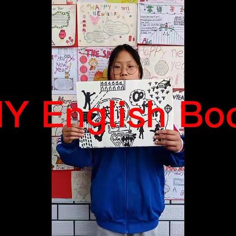 课题动态3:寒假DIY英语贺卡、英语手抄报、英语书评比