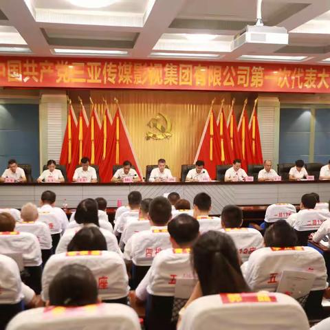 三亚传媒影视集团第一次党代会胜利召开！吴钟斌当选党委书记