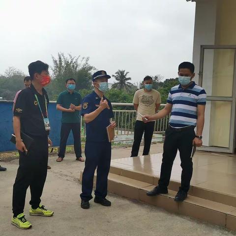 白沙县司法局牙叉司法所协助多部门开展校园周边安全检查工作