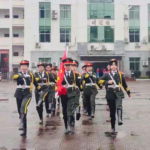 为冬奥喝彩，为祖国加油，做最美校园少年———记恩江二小第一周升旗仪式