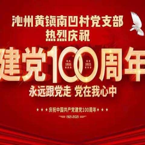 【南凹村热烈庆祝中国共产党成立100周年】