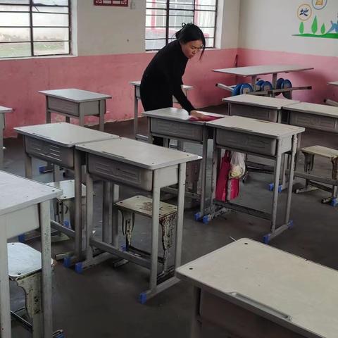 春暖花开，“净”待生来——泥土店小学春季开学准备工作