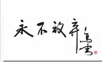 山石有声，德育MINI课堂——永不放弃