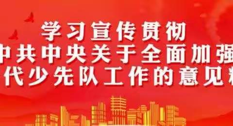 马头镇夹堤王小学学习《中共中央关于全面加强新时代少先队工作的意见》