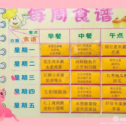健康美食——【景贝幼儿园第十周美食篇】