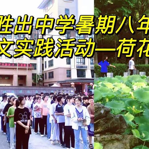 夏日时光悠扬  寻觅诗意情长  ——胜出中学八年级暑期服务语文学习实践活动之“诵荷-赏荷-写荷”