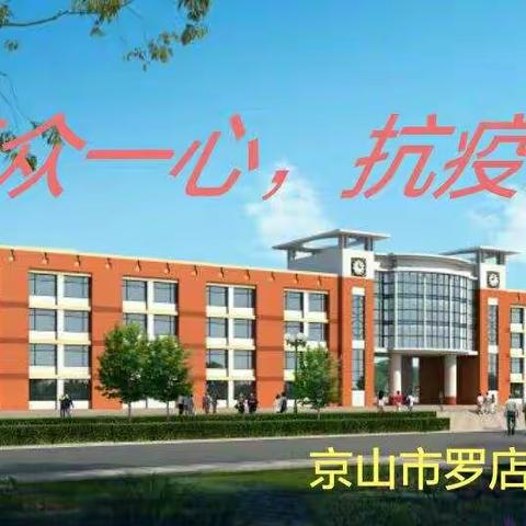 让党旗在防疫一线高高飘扬                     罗店中学齐心协力抗“疫”情