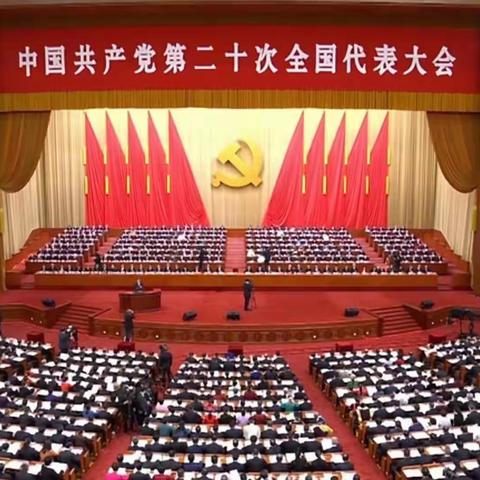 水区支行党支部组织观看二十大开幕会