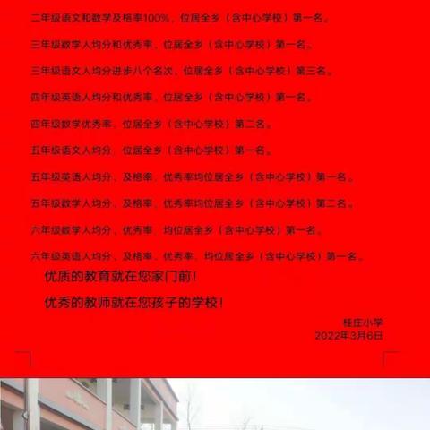 不负春光，梦想启航——记桂庄小学2022年春季开学典礼暨表彰大会