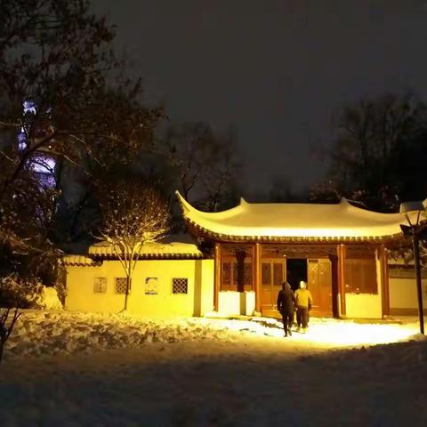 2018年雪夜美景