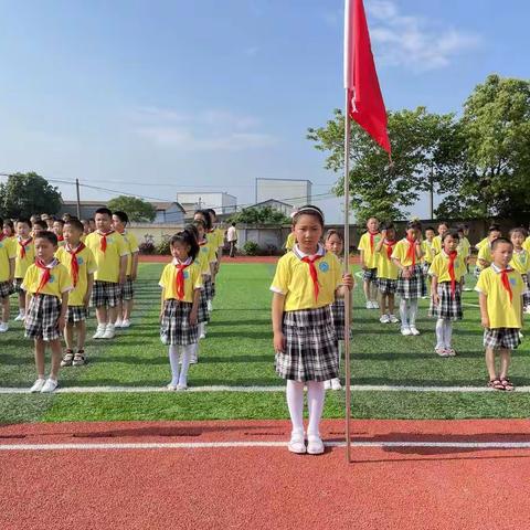 阳光体育 亮我风采--胜利镇瓦垅小学举行首届广播操大赛