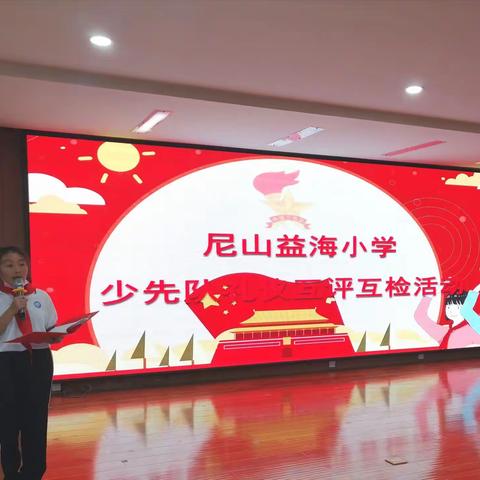 互评互检共成长，互学互进做先锋——尼山益海小学开展少先队互检互学互评活动