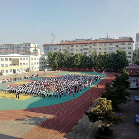 “ 争做文明学子   创建文明校园”——上党区光明小学2020年秋季开学升旗仪式